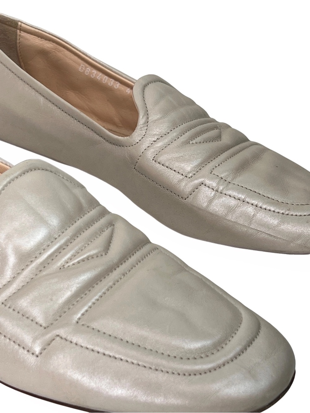 AGL Cher Stitch Leather Penny Loafer Pearl Leather Slip-On Shoes EU 40 - Picture 4 of 13